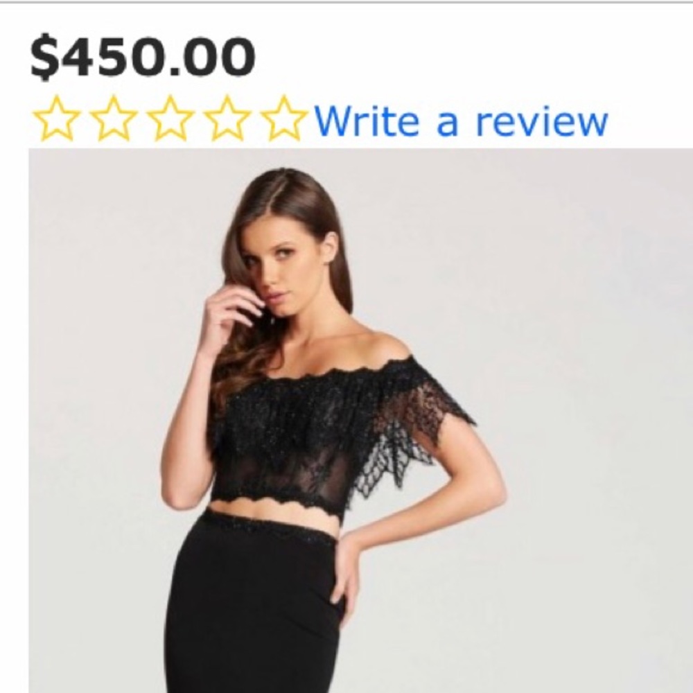 Size 4 Ellie Wilde 2piece prom dress. NWT